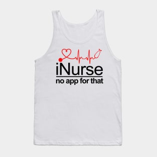 iNurse (Black Text) Tank Top